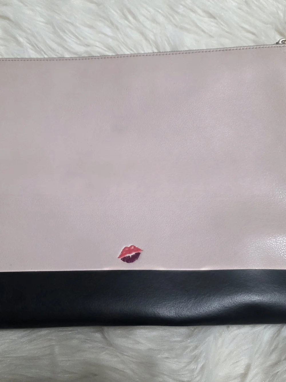 kate spade Pink and Black Minnie Mouse Cosmetic Pouch